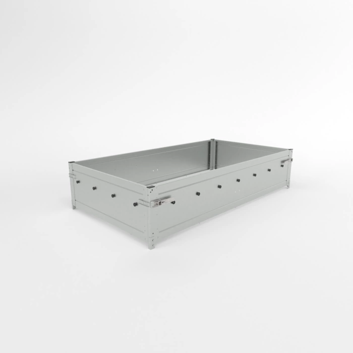 AUFSATZBORDWÄNDE STAHL UNI 2010/200 H400