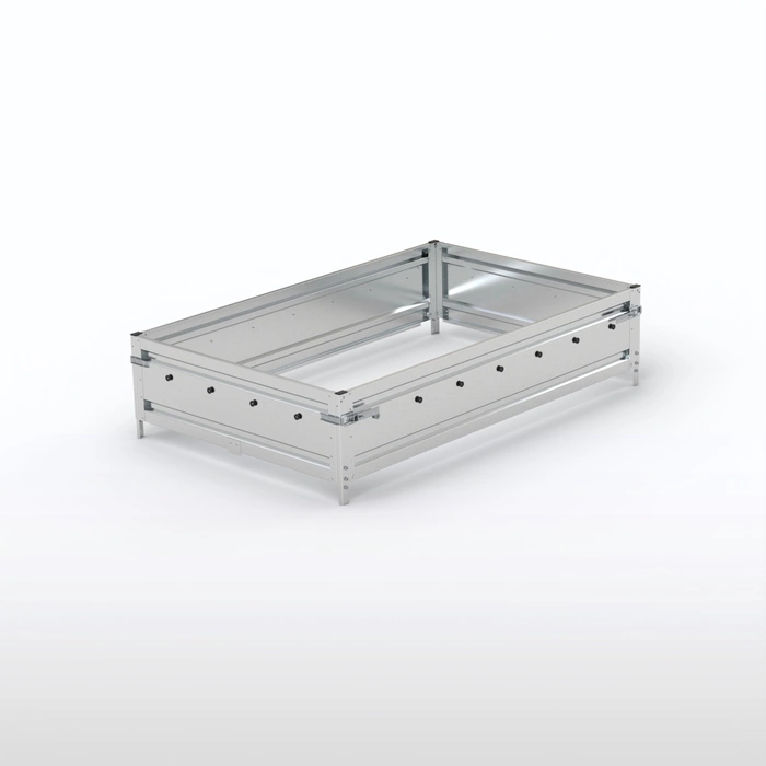 AUFSATZBORDWÄNDE STAHL UNI 2012/201 H400