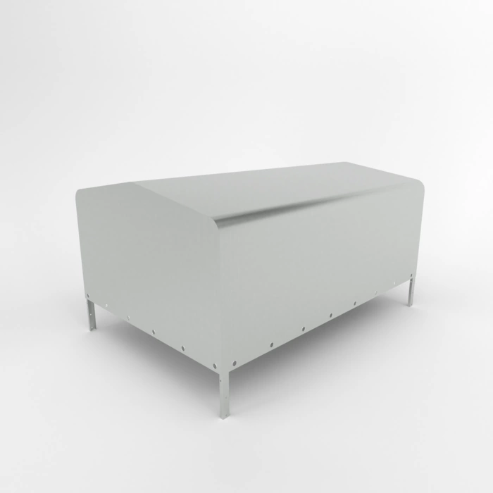 HOCHSPRIEGEL MIT PLANE 2612/264 H1100 UNI GRAU