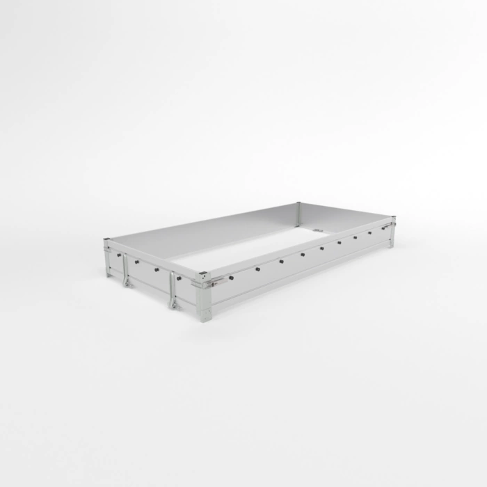 AUFSATZBORDWÄNDE ALU UNI 2612/264 H300