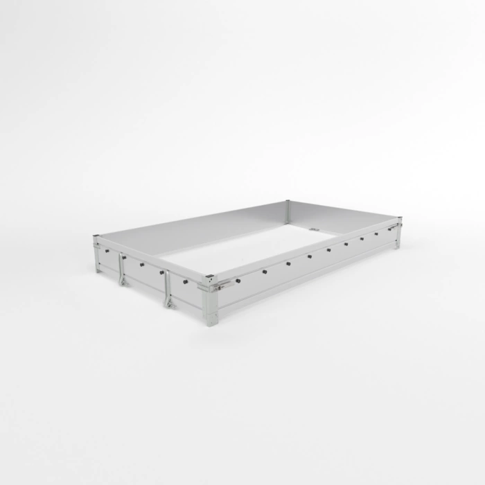 AUFSATZBORDWÄNDE ALU UNI 2615/265 H300