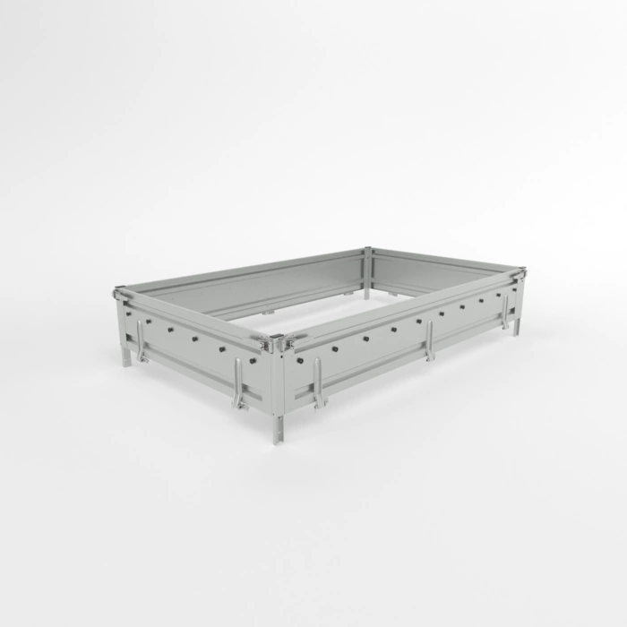 AUFSATZBORDWÄNDE STAHL 2515/250 H400 KIT