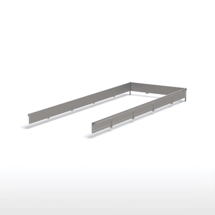 BORDWÄNDE ALU 6021/600 H300 UNIVERSAL, VORDERE, LINKE, RECHTE