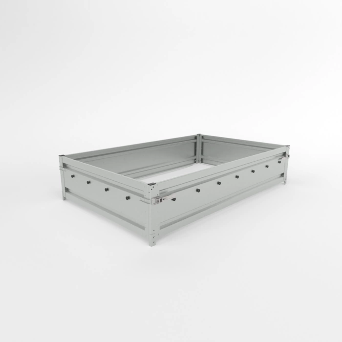 AUFSATZBORDWÄNDE STAHL UNI 2012/201 H400