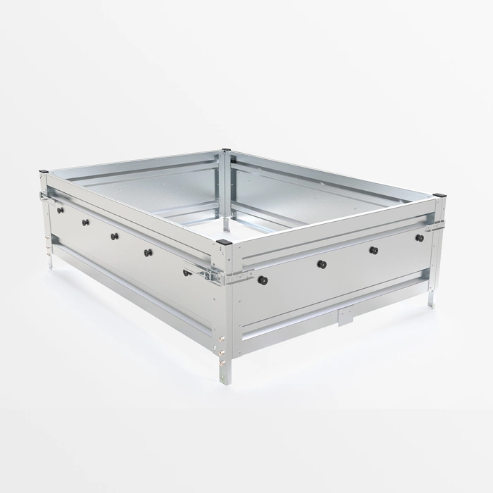 AUFSATZBORDWANDE STAHL UNI 1510/150 H400 