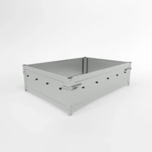 [510.220.00.00] AUFSATZBORDWÄNDE STAHL UNI 1510/150 H400