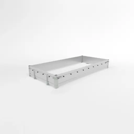 [622.220.00.00] AUFSATZBORDWÄNDE ALU UNI 2612/264 H300