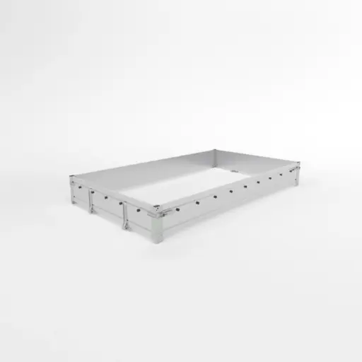 [623.220.00.00] AUFSATZBORDWÄNDE ALU UNI 2615/265 H300