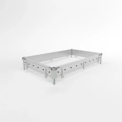 [129.820.00.00] AUFSATZBORDWÄNDE ALU 2515/250 H300 TRANSPORTER - HOCHLADER / TIPPER - KIPPER