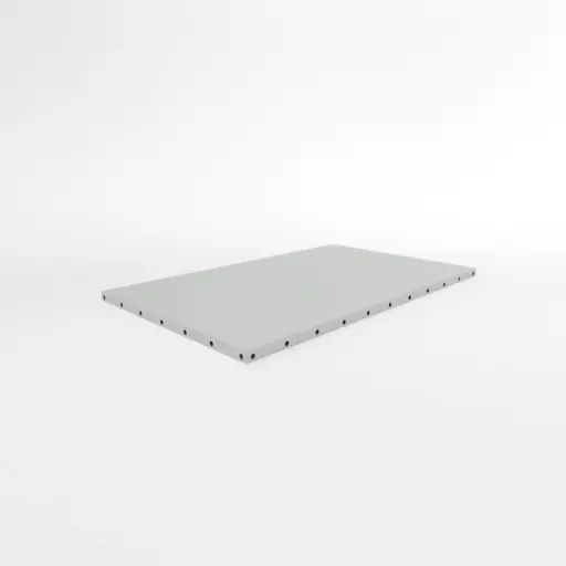 [POKR300X150PŁSZTRANS.126] FLACHPLANE 300X150 FLAT TRANSPORTER -HOCHLADER GRAU .126