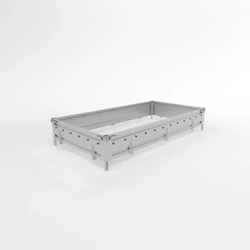 [126.222.00.00] AUFSATZBORDWÄNDE STAHL UNI 3015/300 H400