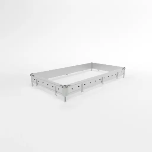 [124.820.00.00] AUFSATZBORDWÄNDE ALU 3217/320 H300 TRANSPORTER - HOCHLADER / TIPPER - KIPPER