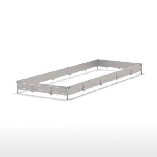 [311.801.00.00] BORDWÄNDE ALU 6021/600 H300 UNIVERSAL, VORDERE, HECK, LINKE, RECHTE