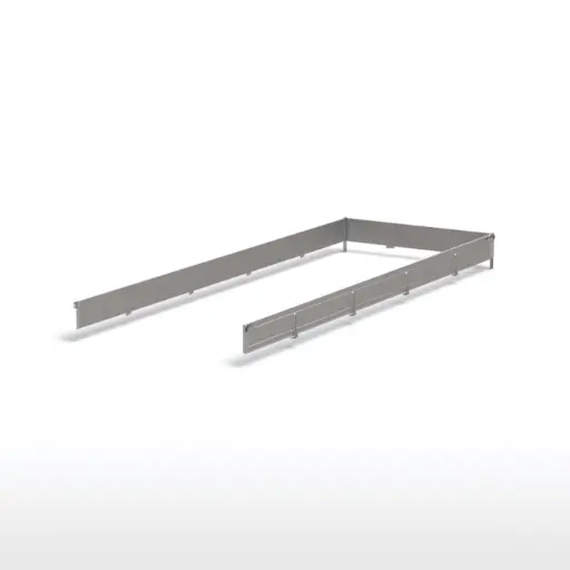 [311.885.00.00] BORDWÄNDE ALU 6021/600 H300 UNIVERSAL, VORDERE, LINKE, RECHTE