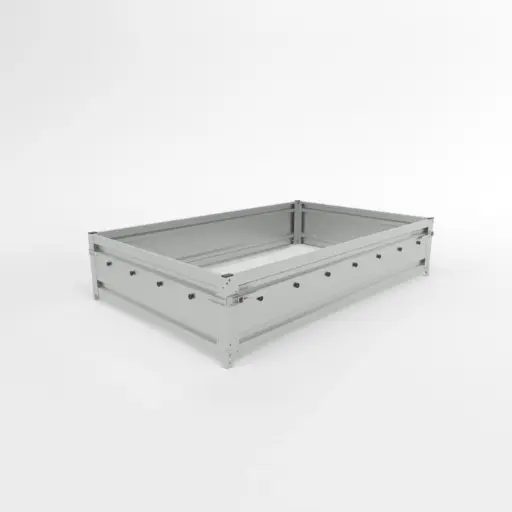 [680.223.00.00] AUFSATZBORDWÄNDE STAHL UNI 2012/201 H400