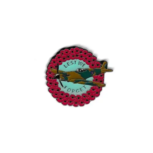 Poppy Wreath with Spitfire